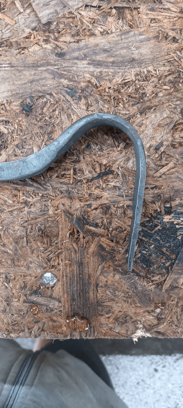 Large fire pit rake 