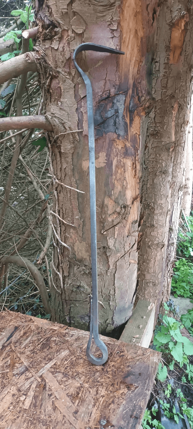 Large fire pit rake 